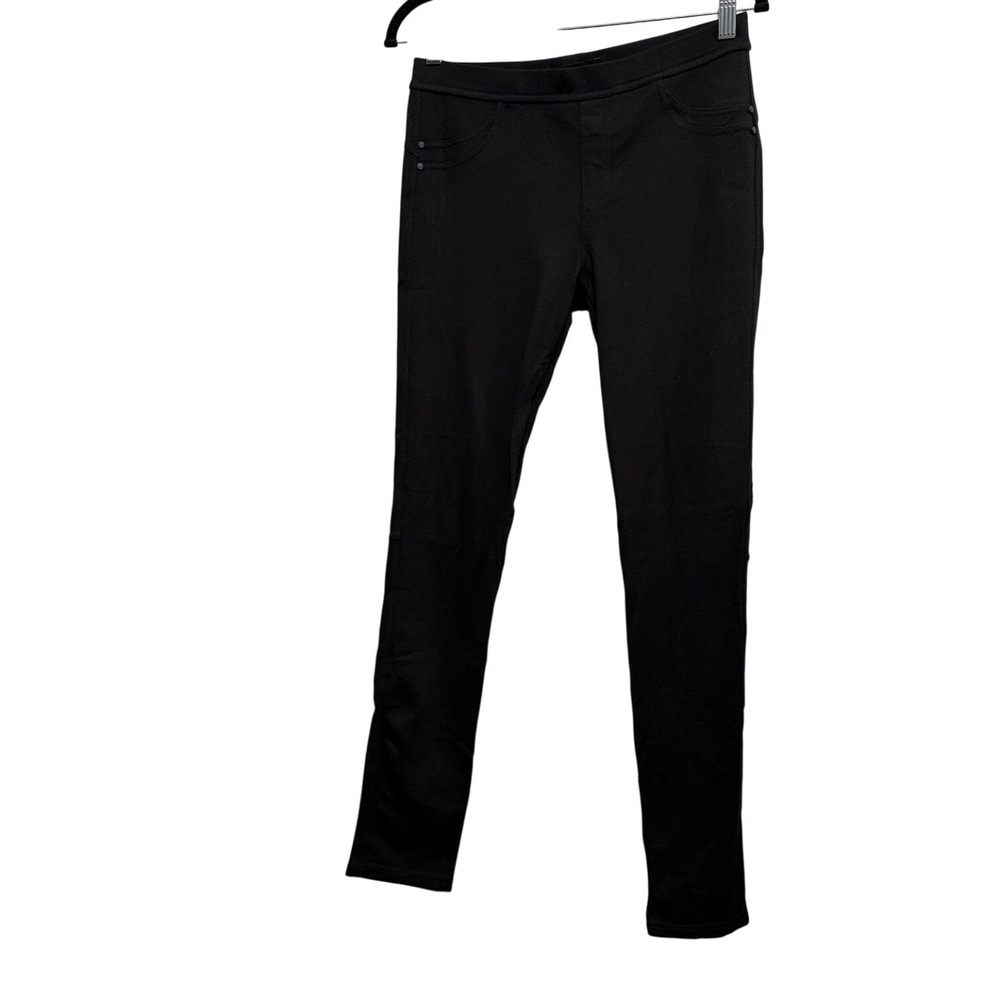 Sanctuary‎ Womens Medium Black Ponte Pull On Leggings Moto Seam Skinny Pants M